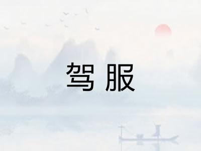 驾服