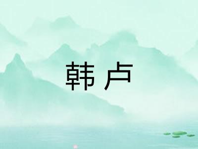 韩卢