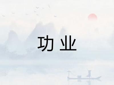 功业