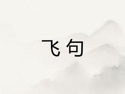 飞句