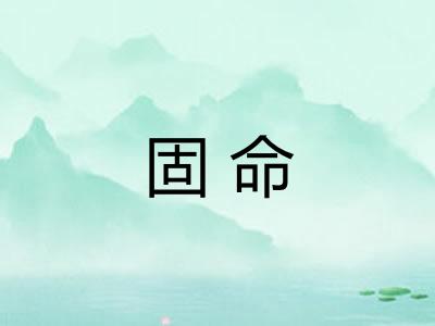 固命