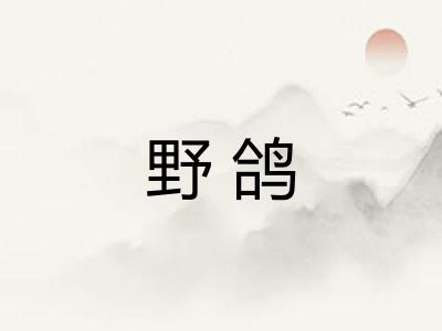 野鸽