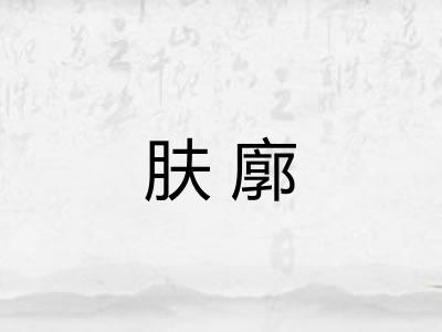 肤廓