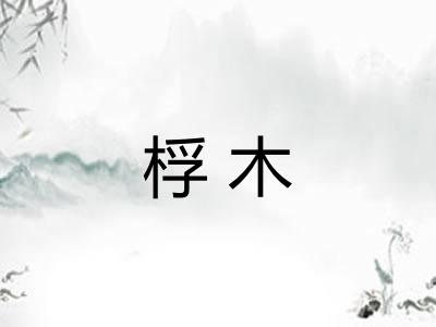 桴木