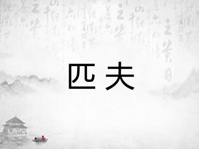 匹夫