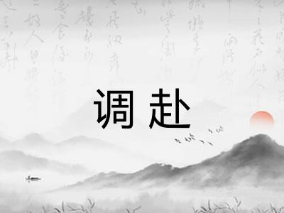 调赴