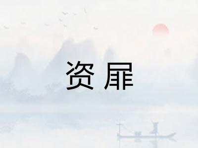 资屝