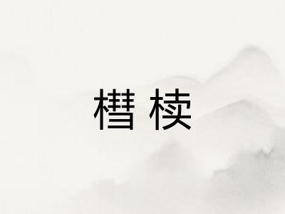 槥椟