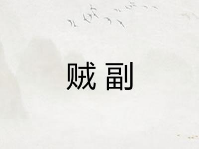 贼副