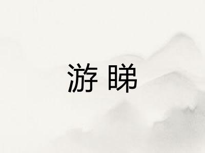 游睇