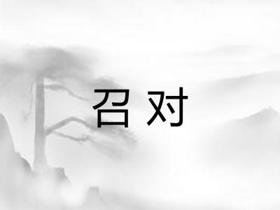 召对