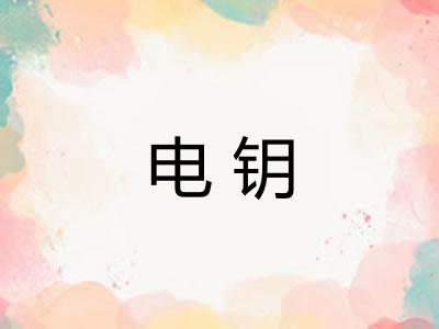 电钥