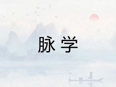 脉学