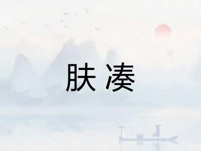 肤凑
