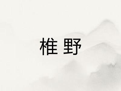 椎野