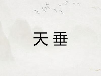 天垂