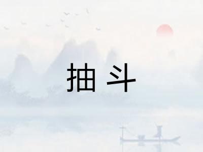 抽斗