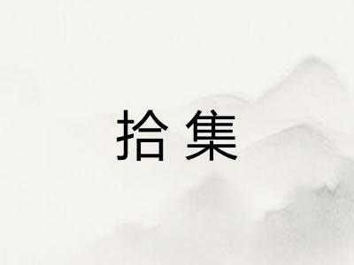 拾集