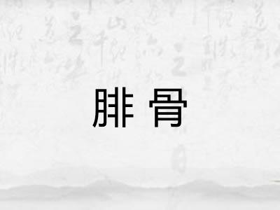腓骨