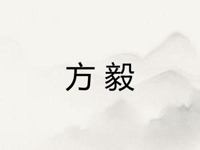 方毅
