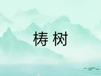 梼树