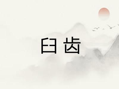 臼齿