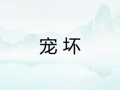 宠坏
