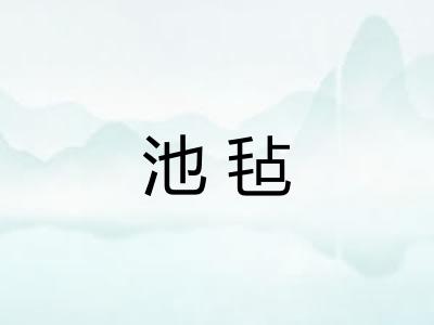 池毡