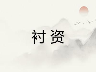 衬资
