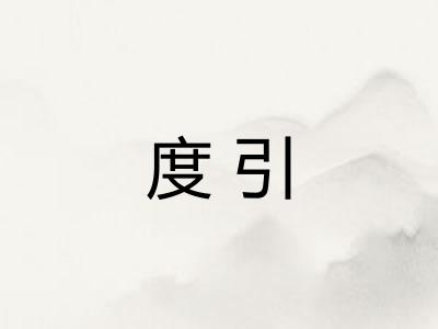 度引