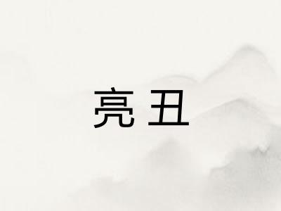 亮丑