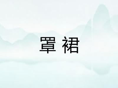 罩裙