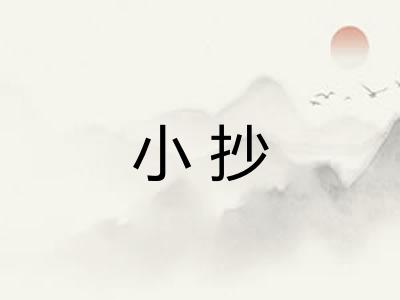 小抄