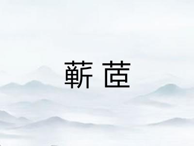 蕲茝