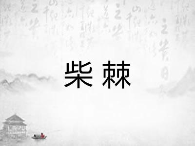 柴棘