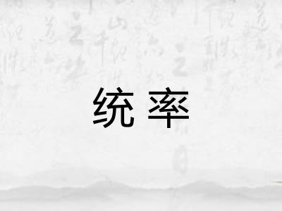 统率
