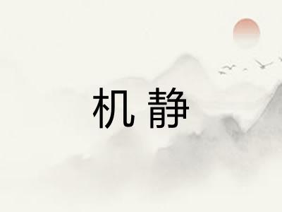 机静