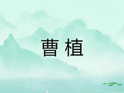 曹植