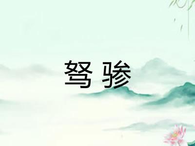 驽骖