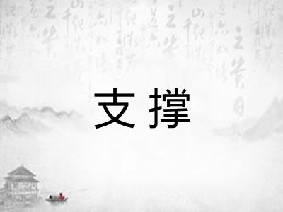 支撑