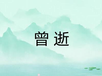 曾逝