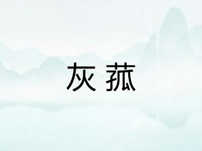 灰菰
