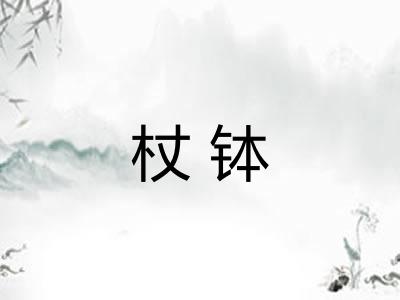 杖钵