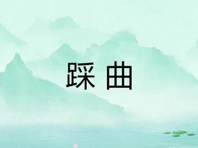 踩曲