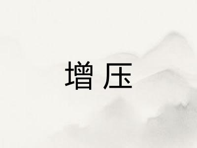 增压