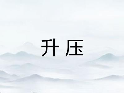 升压