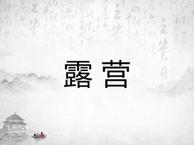 露营