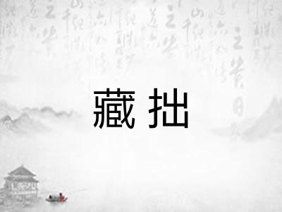 藏拙