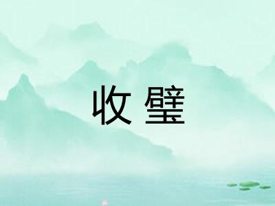 收璧