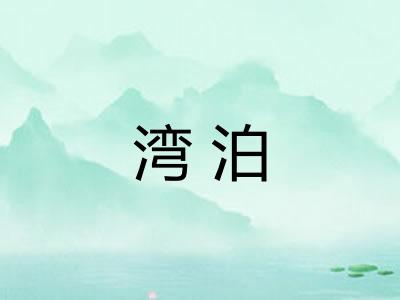 湾泊